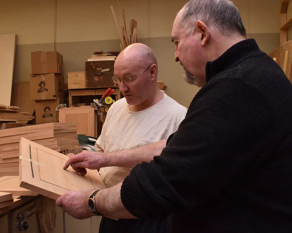 Teaching the participants of the NH Men's Prison Outreach Program